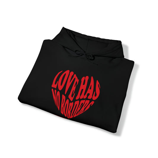 Love Has No Borders - Hoodie (Black)