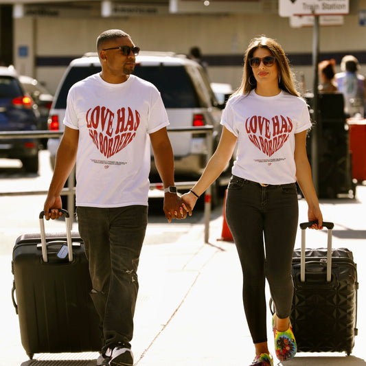 Love Has No Borders Unisex T-Shirts (Couples)